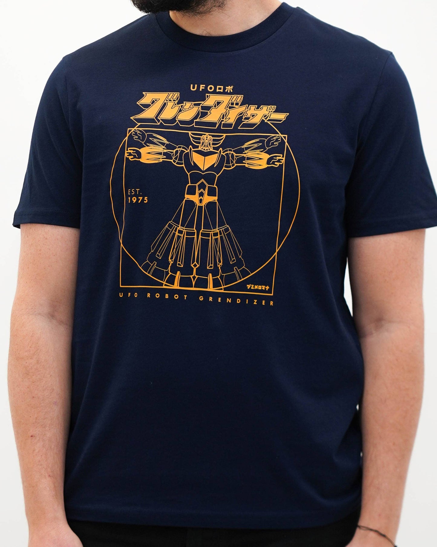 T-shirt Grendizer Vitru in cotone biologico con stampa mecha