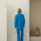 Maglione dolcevita ampio in misto cashmere