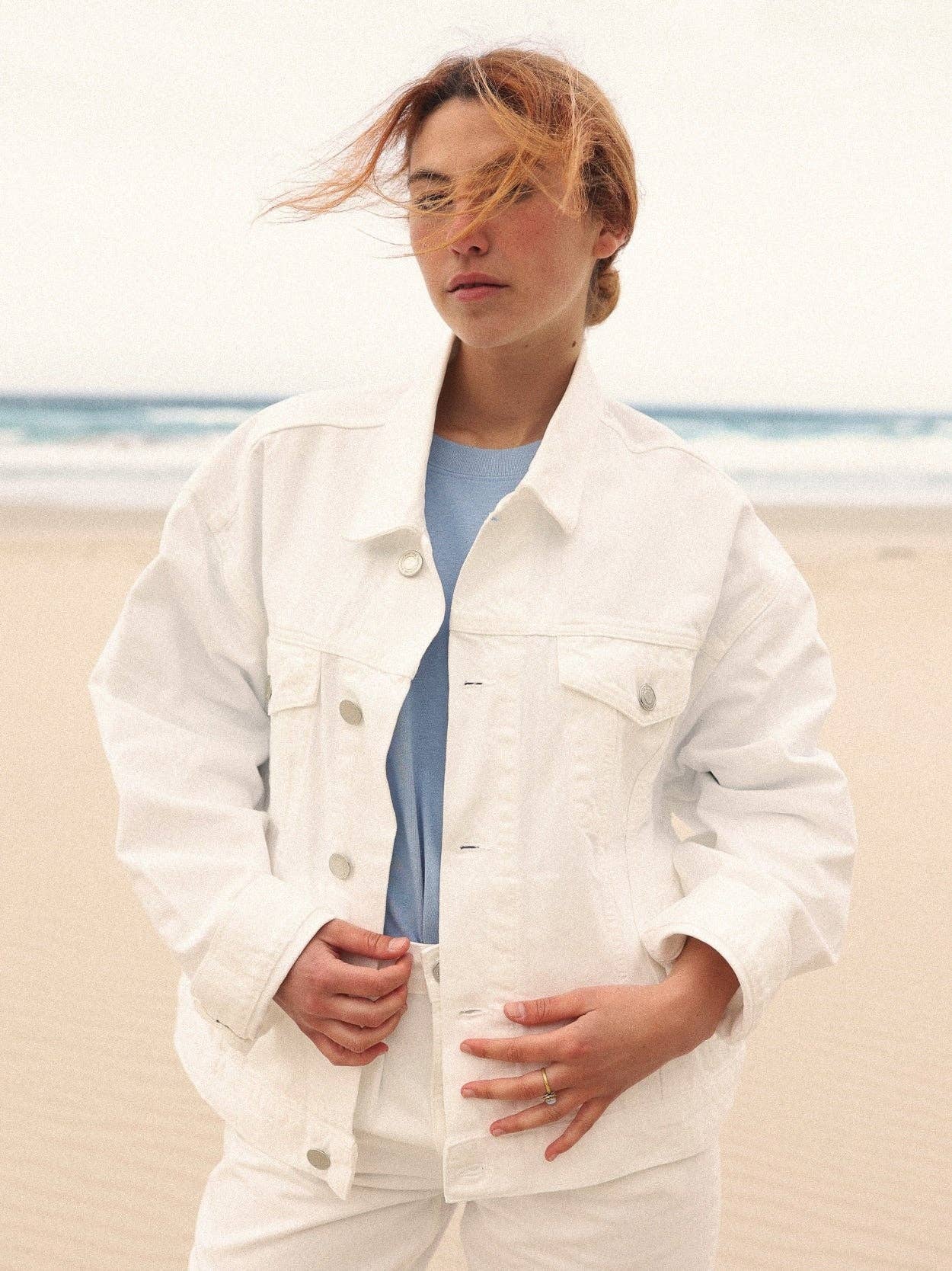 Giacca in denim biologico Hope Heals