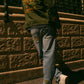 Giacca trucker khaki Good Luck in cotone biologico