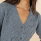 Cardigan Maddy in mohair traforato