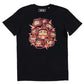 T-shirt Daruma Cats con grafica giapponese di gatti