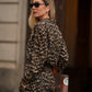 Pantaloni animalier in viscosa