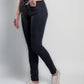 Jeans skinny neri elasticizzati da donna