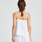 Top Annie in voile di cotone biologico bianco