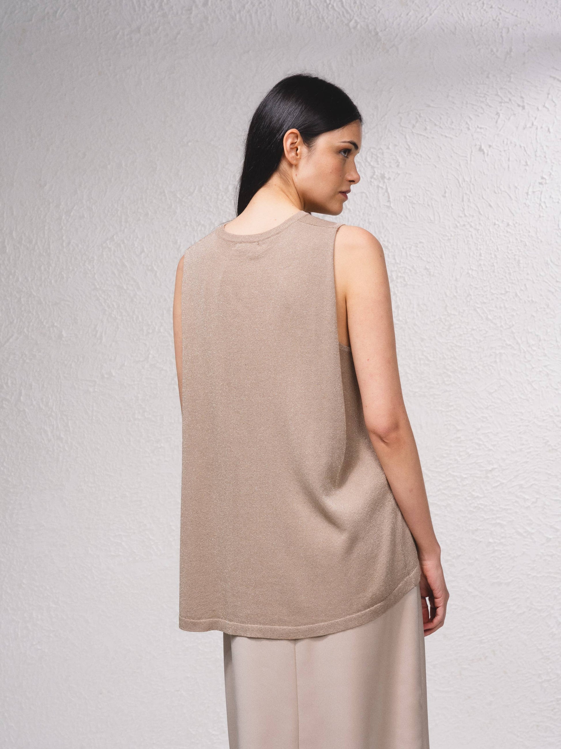 Top fluido metallizzato
