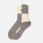 Calzini unisex leggeri color block grigio mélange