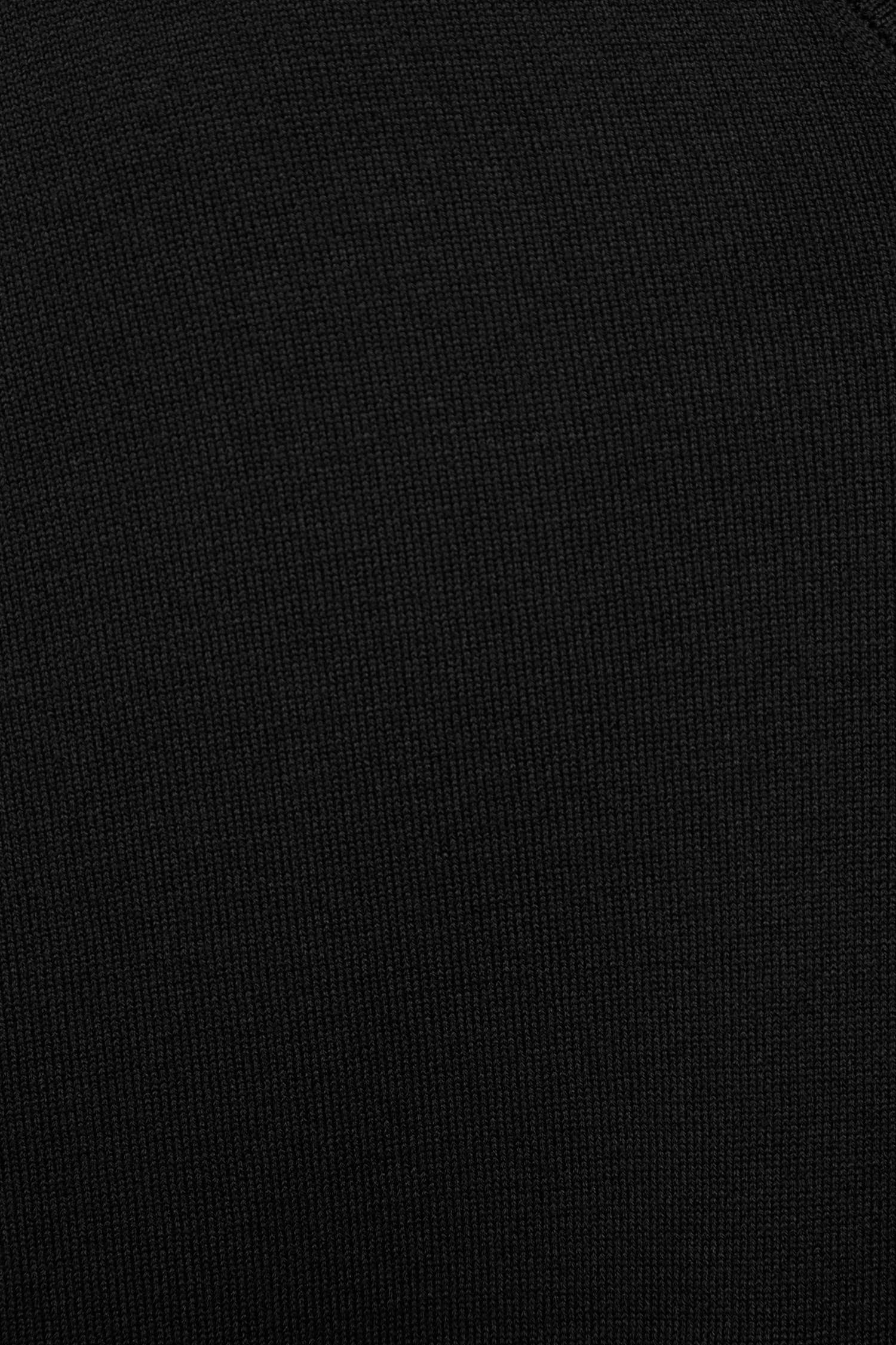 Maglione in maglia rasata con scollo a V