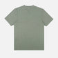 T-shirt pigmentata in cotone biologico verde salvia con taschino