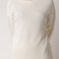 Maglione con scollo a barchetta in misto cashmere