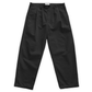 Pantaloni chino neri relaxed fit con pinces