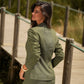 Blazer in lino misto rayon