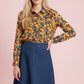 Camicia Atene con stampa farfalle