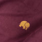 Felpa Essential in cotone organico bordeaux