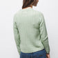 Maglione a maglia strutturata verde menta