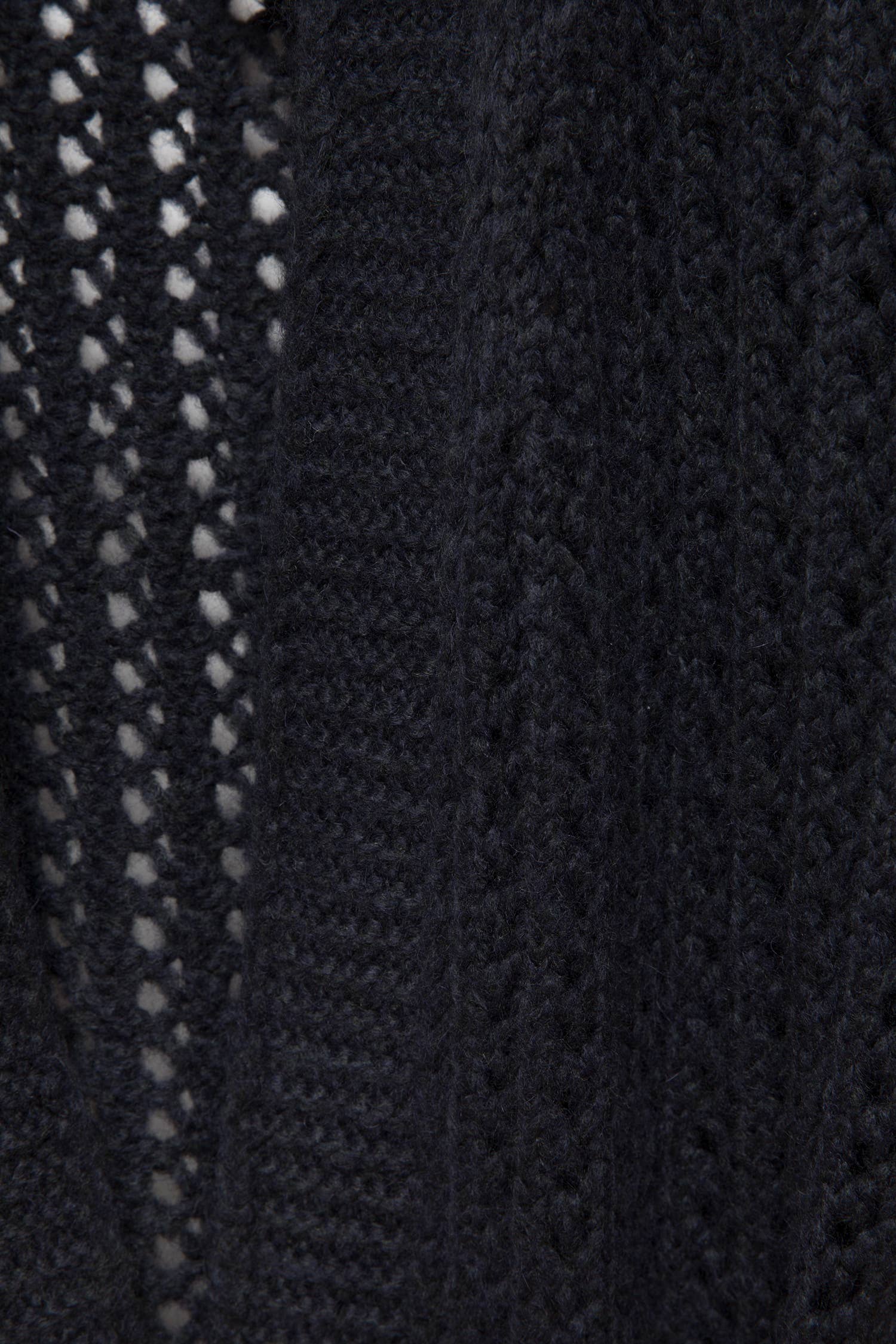 Cardigan in maglia strutturata con cintura