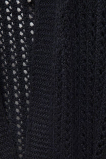 Cardigan in maglia strutturata con cintura
