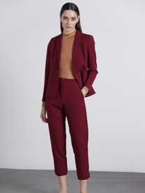 Blazer classico bordeaux da donna