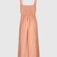 Vestito midi Manta terracotta