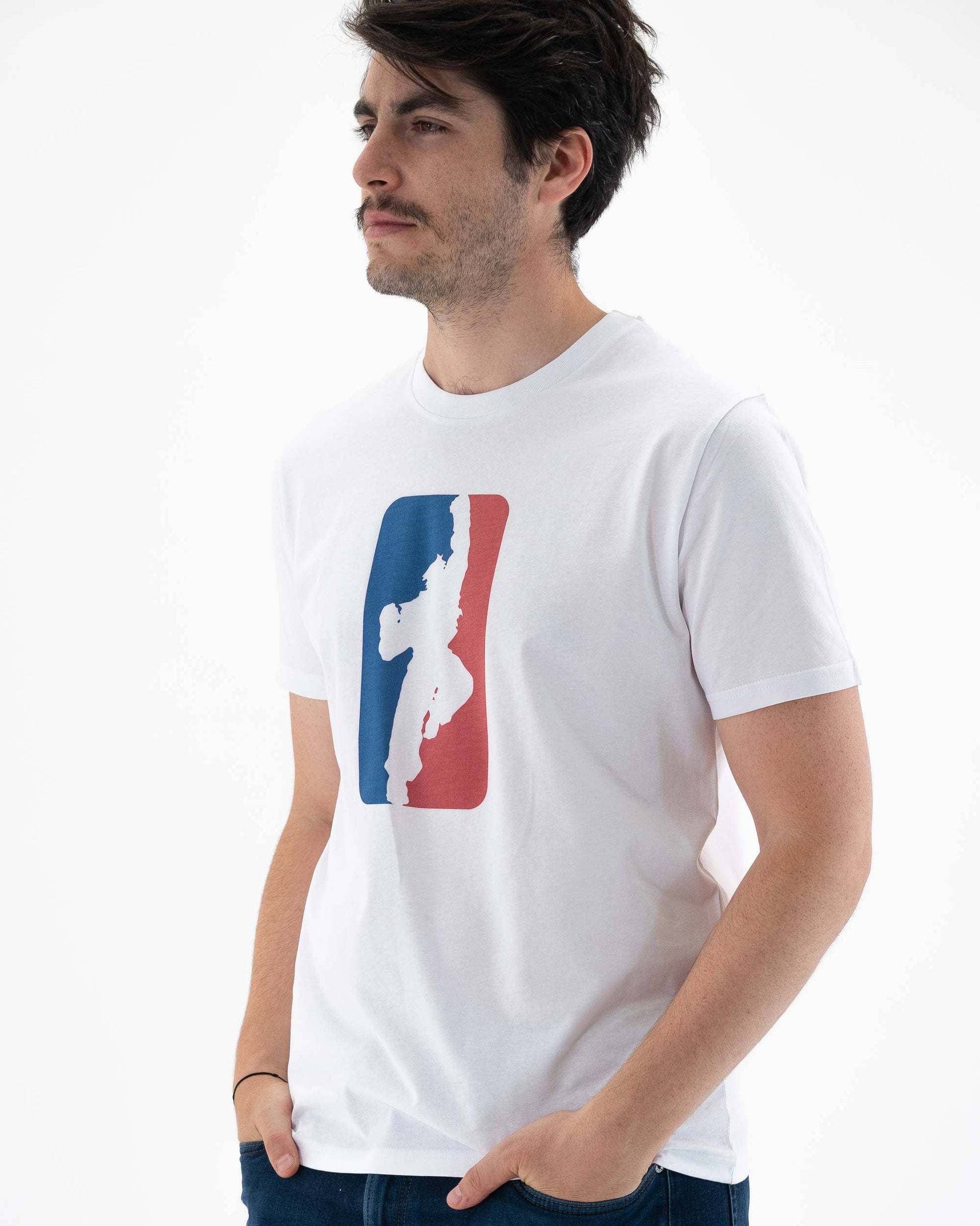 T-shirt unisex Street Fighter vs NBA in cotone biologico
