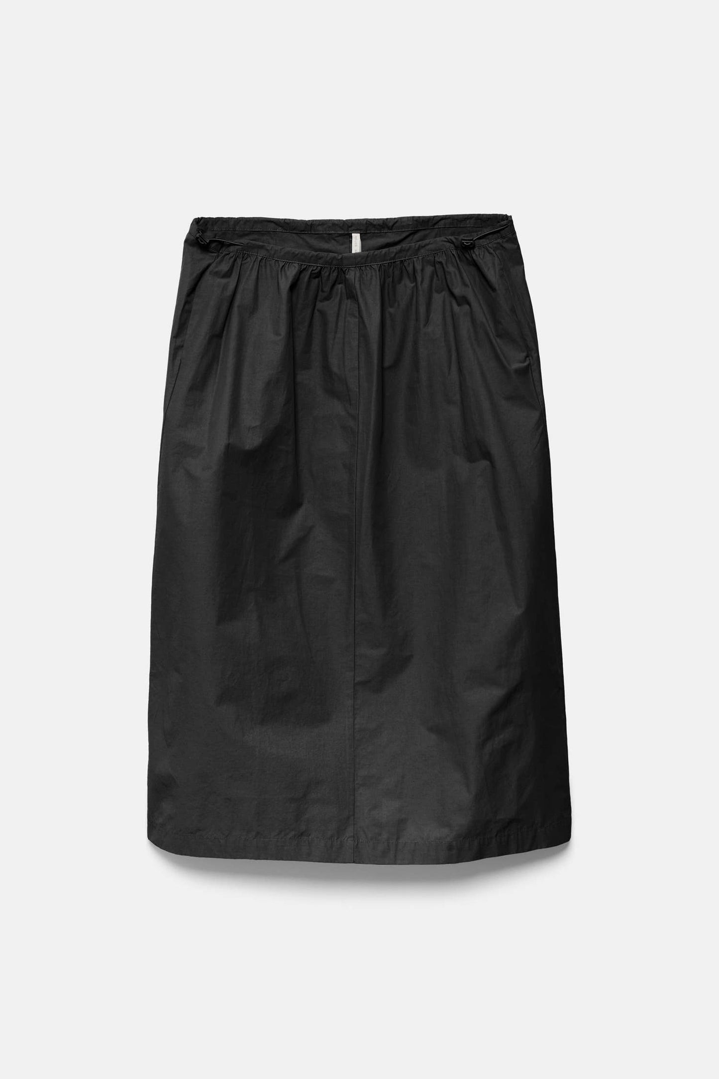 Gonna midi in gabardine a trapezio