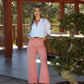Camicia donna in lino e rayon