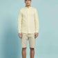 Camicia gialla in voile di cotone