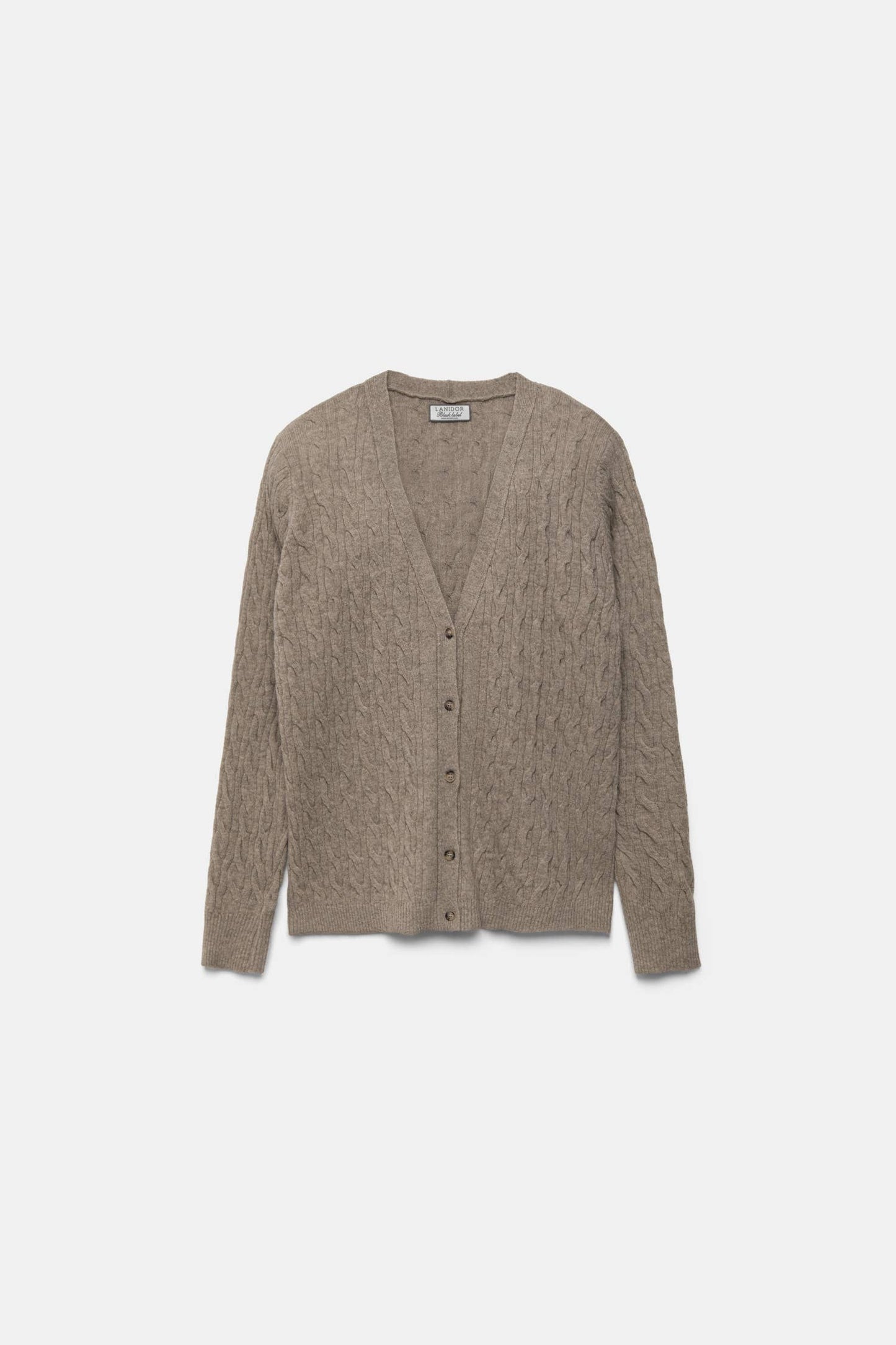 Cardigan in maglia strutturata con scollo a V