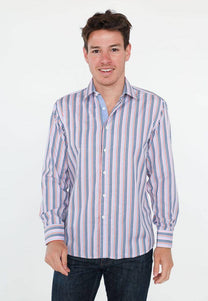 Camicia comoda a righe
