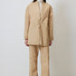 Cappotto in gabardine con tasche ampie