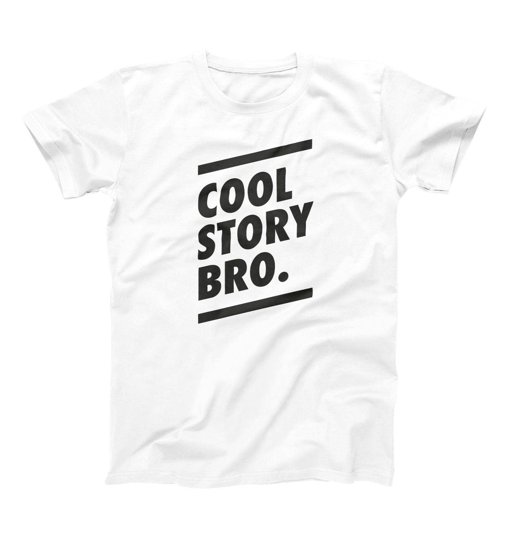 T-shirt unisex in cotone biologico con scritta “Cool Story Bro”
