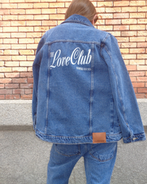 Giacca trucker in denim Love Club