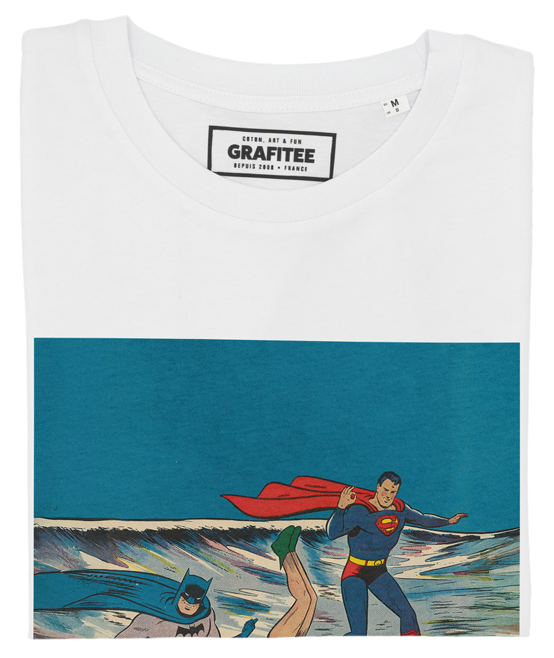 T-shirt La Vida Loca bianca in cotone biologico premium