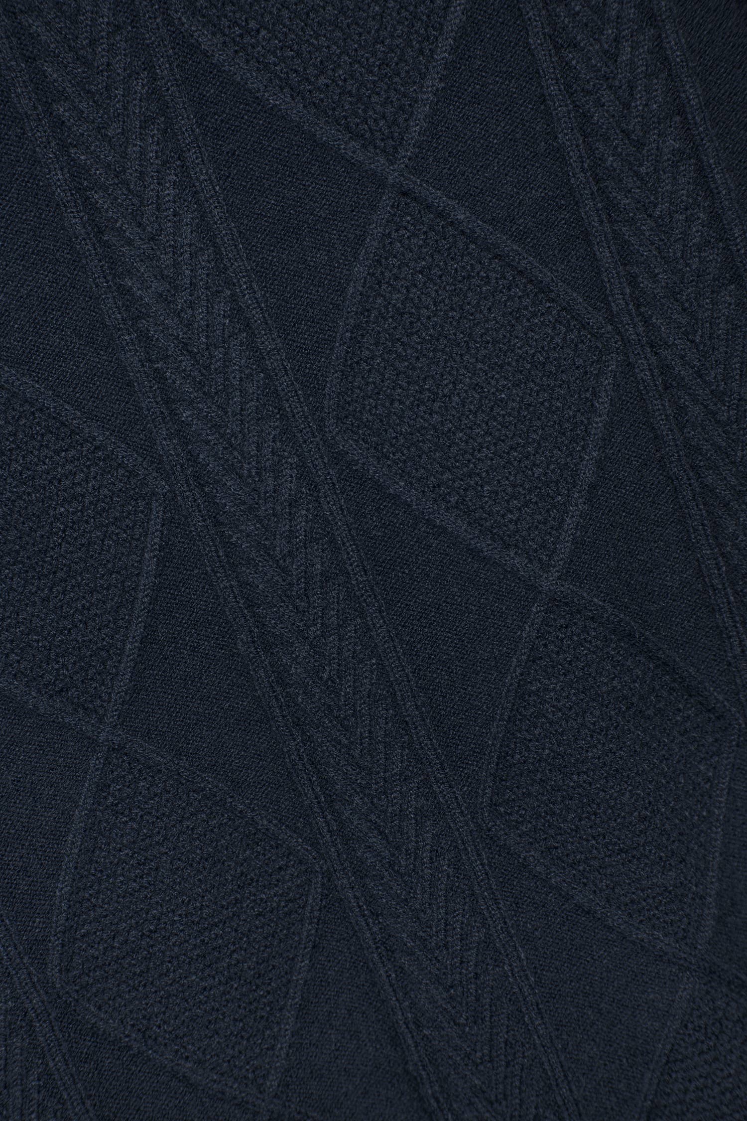 Maglione a maglia strutturata con collo zip