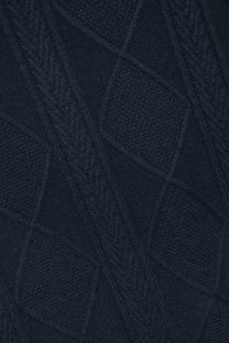 Maglione a maglia strutturata con collo zip