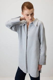 Camicia oversize con polsini larghi