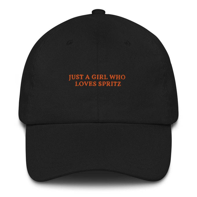 Cappellino dad hat ricamato “Just a Girl who loves Spritz”