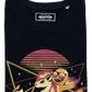 T-shirt unisex nera Team Fire con stampa Pokémon