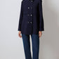 Camicia con spalline e bottoni a pressione in misto cotone