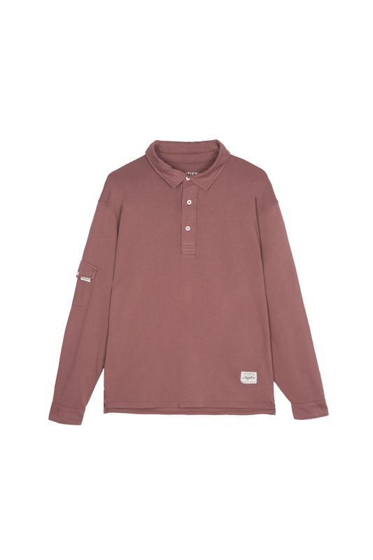 Polo Revival a maniche lunghe in cotone biologico