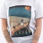 T-shirt grafica Totoro “Floating Rain” in cotone biologico