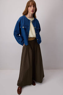 Blusa in modal con effetto palloncino