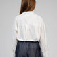 Camicia Sailor écru ricamata