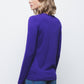 Maglione girocollo in maglia rasata