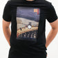 T-shirt grafica Totoro “Floating Rain” in cotone biologico
