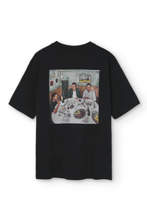 T-shirt NWHR in cotone biologico con stampa artistica