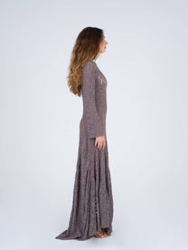 Abito maxi in pizzo Sunbeam