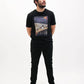 T-shirt grafica Totoro “Floating Rain” in cotone biologico