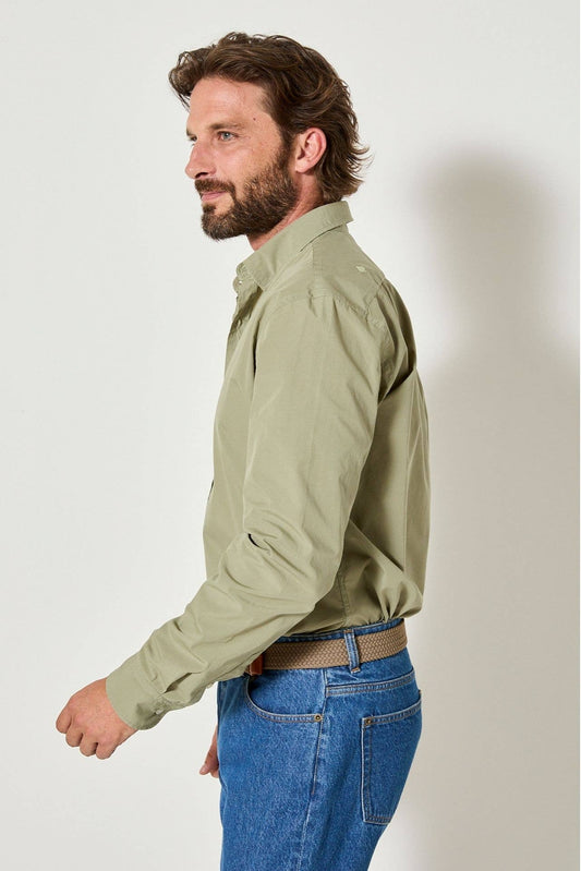 Camicia Stark in popeline di cotone