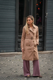 Trench lungo classico da donna